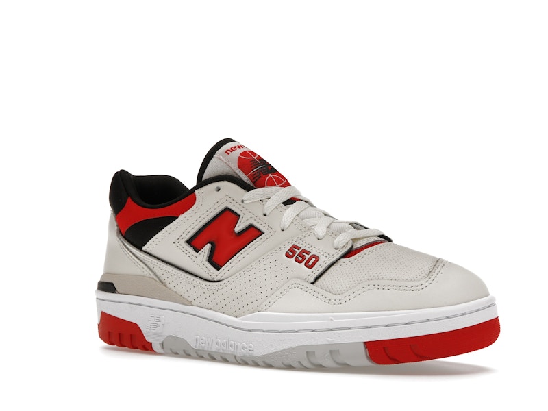 New Balance 550 Sea Salt True Red