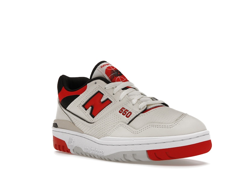 New Balance 550 Sea Salt True Red
