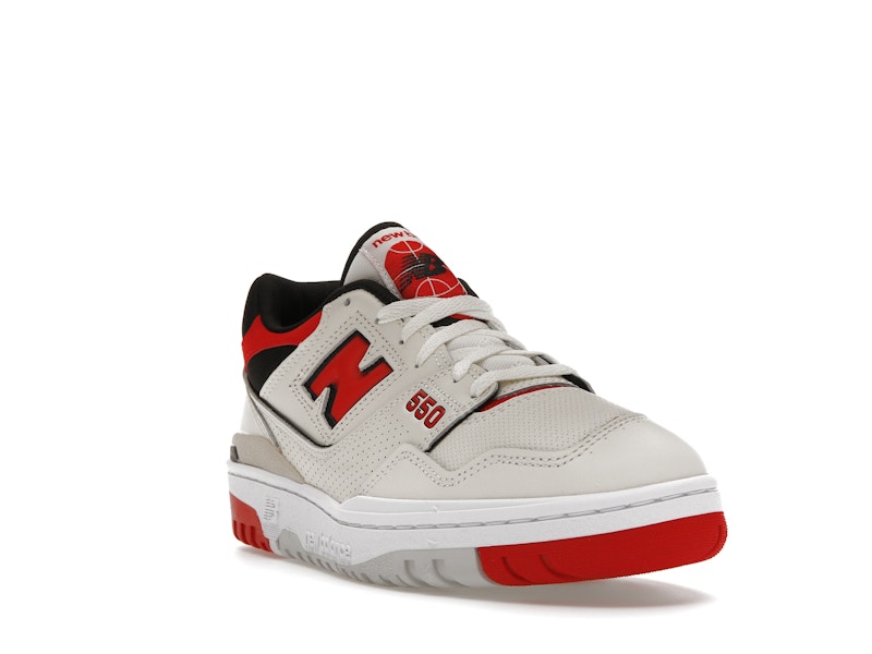 New Balance 550 Sea Salt True Red