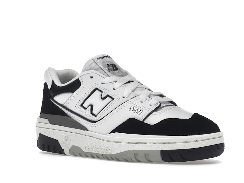 New Balance 550 White Black Rain Cloud (GS)