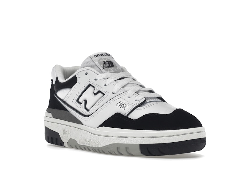 New Balance 550 White Black Rain Cloud (GS)