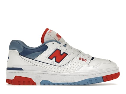 New Balance 550 White True Red Atlantic Blue Men's BB550NCH US