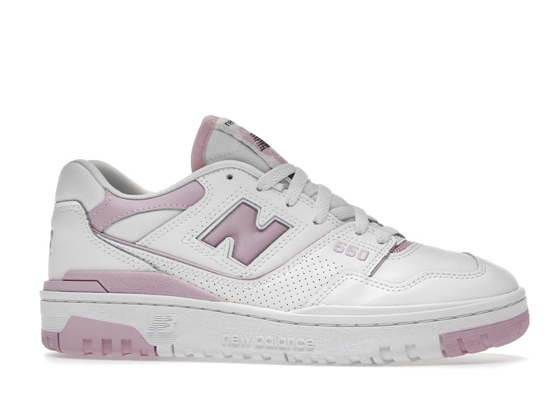 New Balance 550 White Bubblegum Pink (Women's)