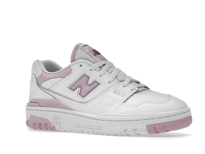 New Balance 550 White Bubblegum Pink (Women's)