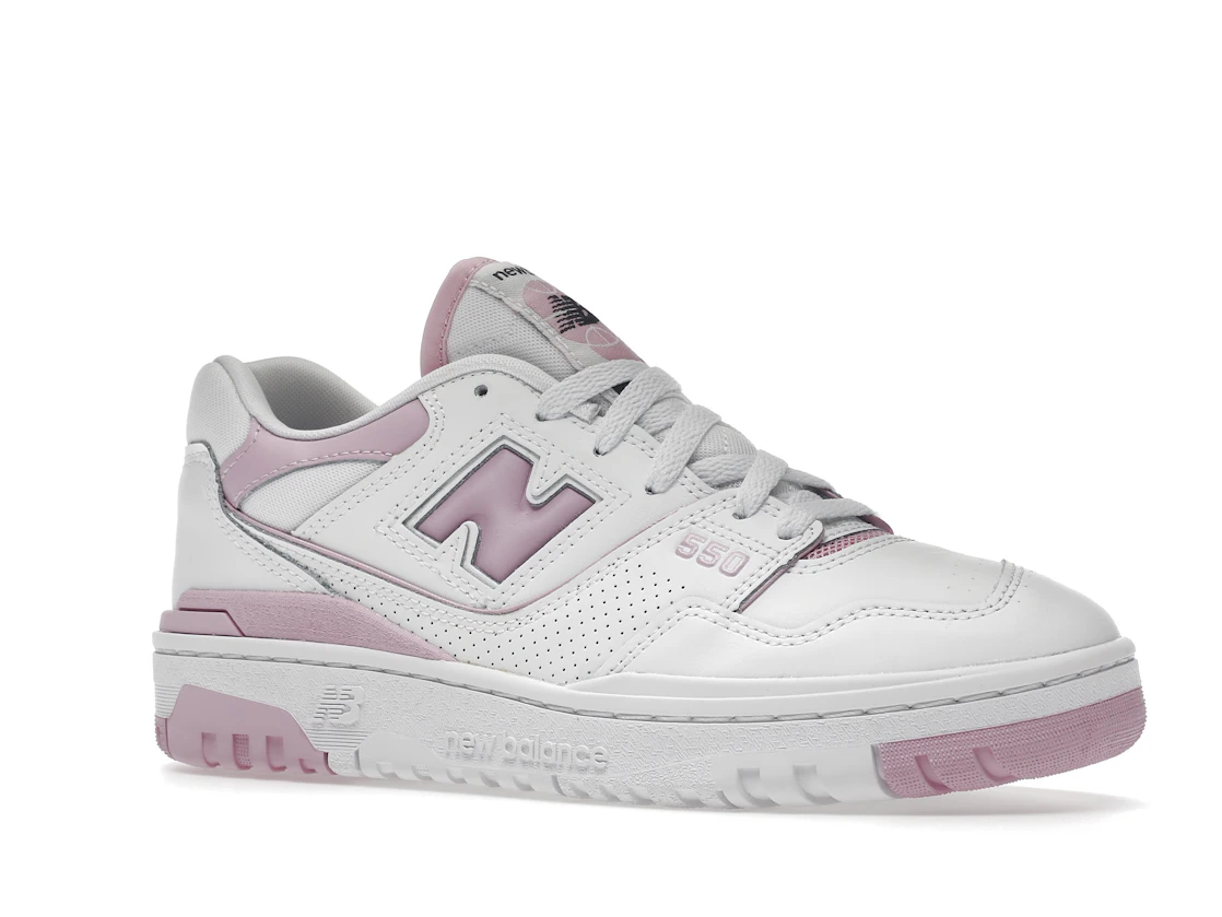 New Balance 550 White Bubblegum Pink (Women's)