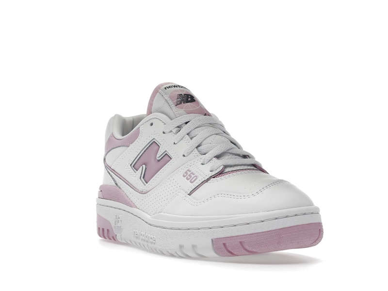 New Balance 550 White Bubblegum Pink (Women's)