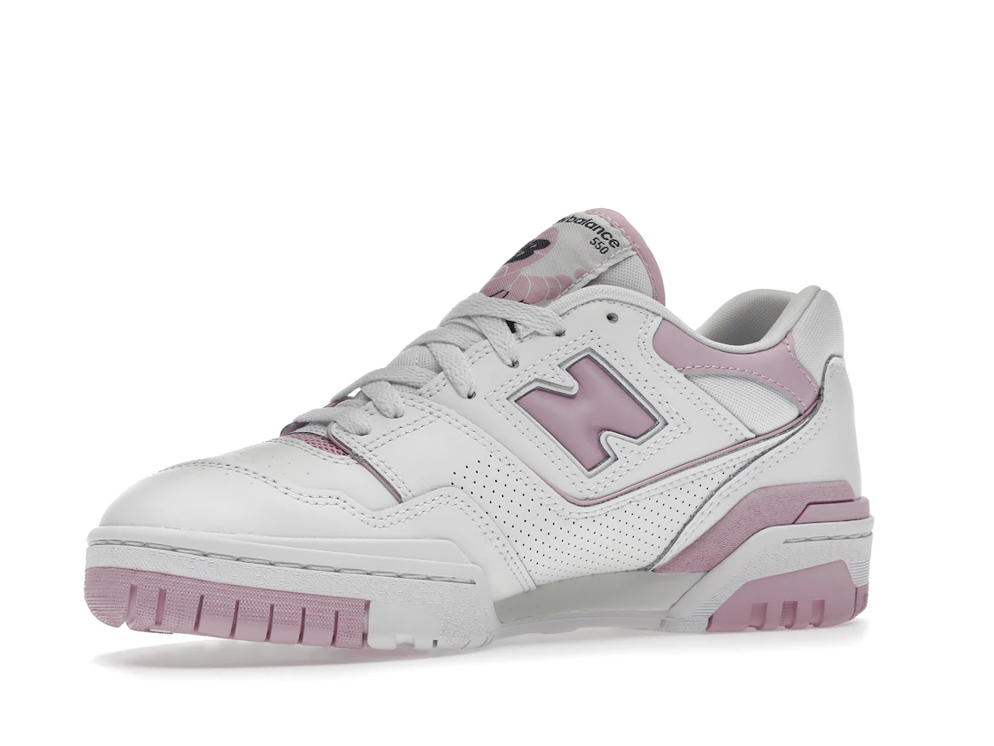 New Balance 550 White Bubblegum Pink (Women's)