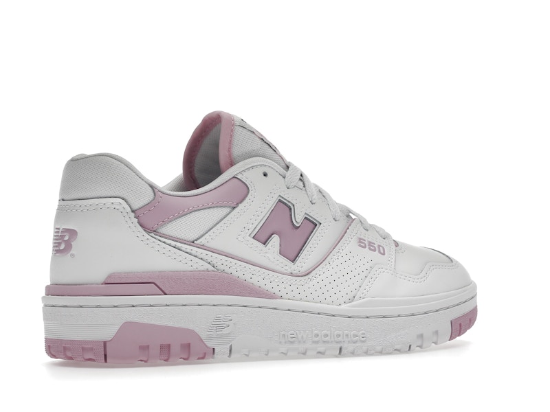 New Balance 550 White Bubblegum Pink (Women's)