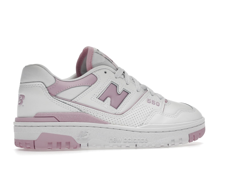 New Balance 550 White Bubblegum Pink (Women's)