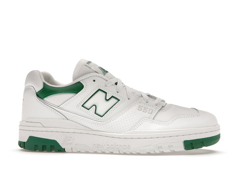 New Balance 550 White Classic Green