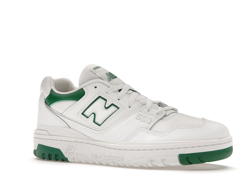 New Balance 550 White Classic Green
