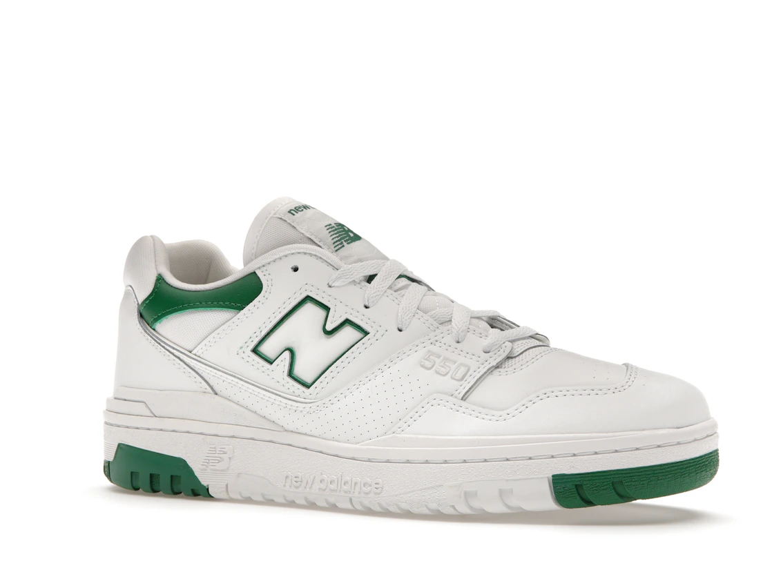 New Balance 550 White Classic Green
