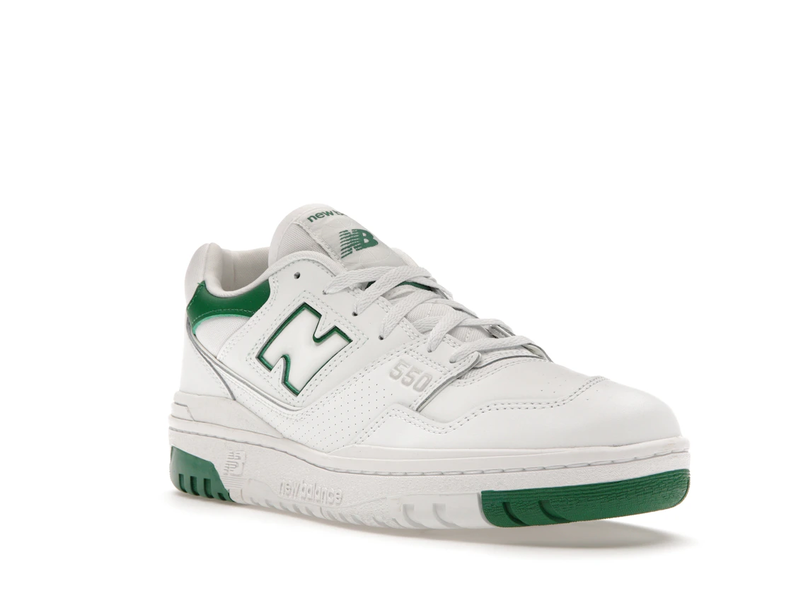 New Balance 550 White Classic Green