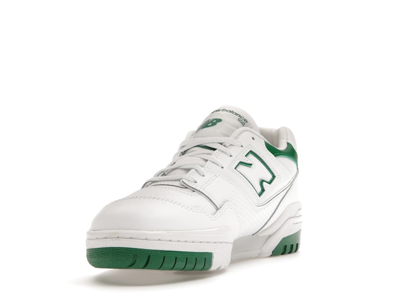 New Balance 550 White Classic Green