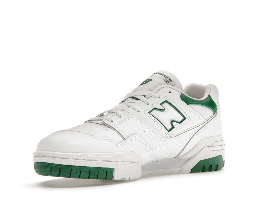 New Balance 550 White Classic Green