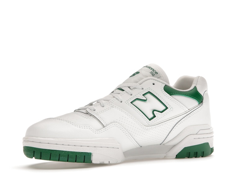 New Balance 550 White Classic Green