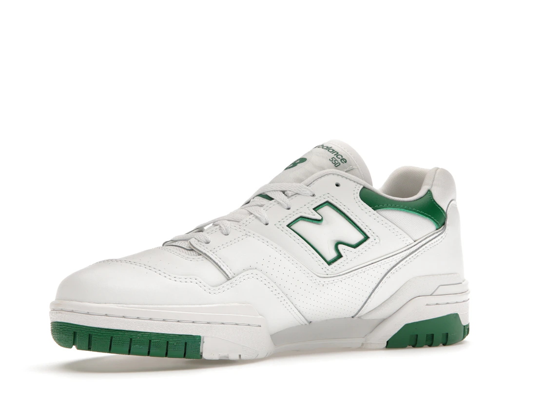 New Balance 550 White Classic Green
