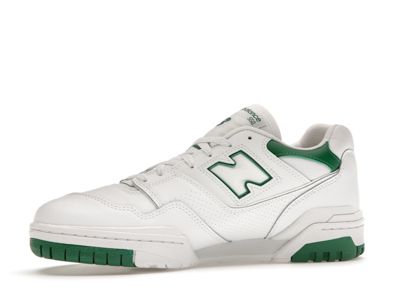 New Balance 550 White Classic Green