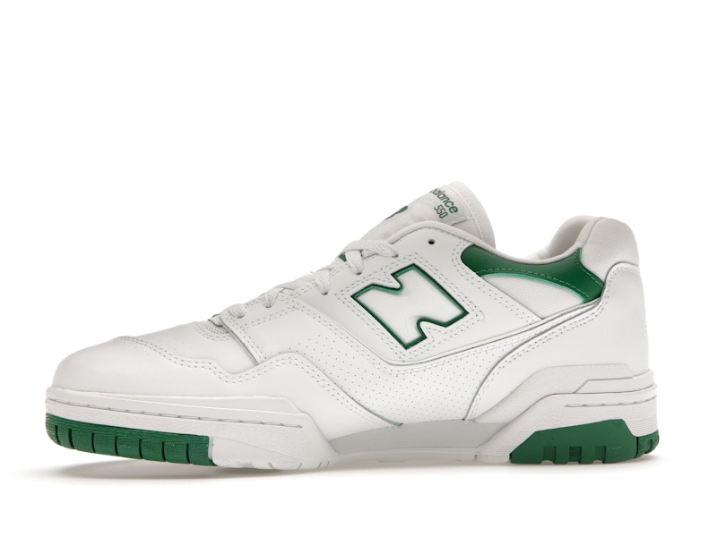 New Balance 550 White Classic Green