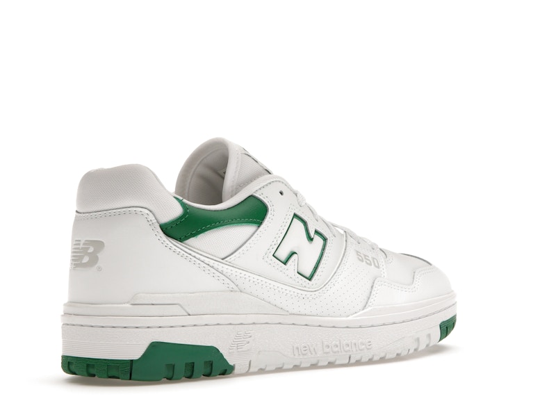 New Balance 550 White Classic Green