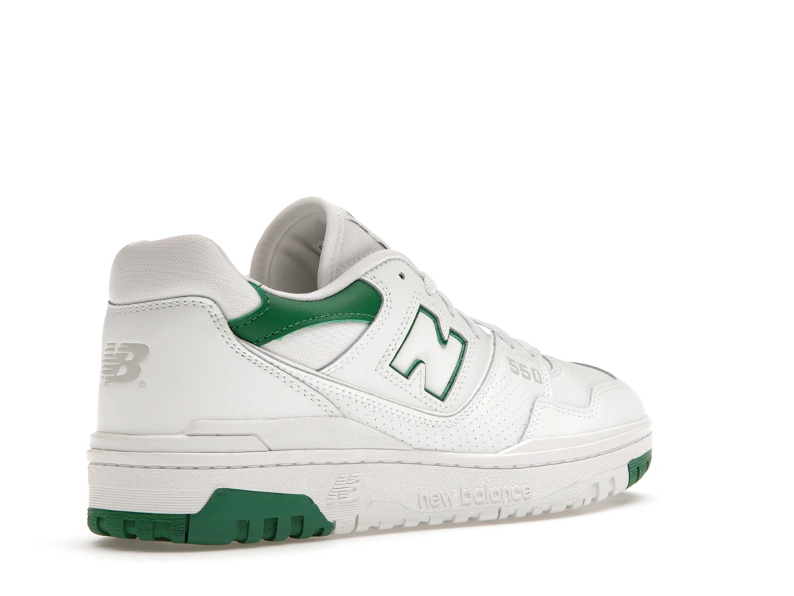 New Balance 550 White Classic Green