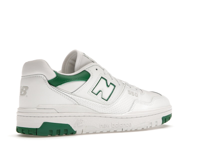 New Balance 550 White Classic Green
