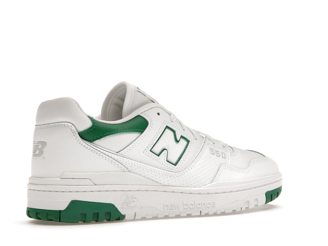 New Balance 550 White Classic Green