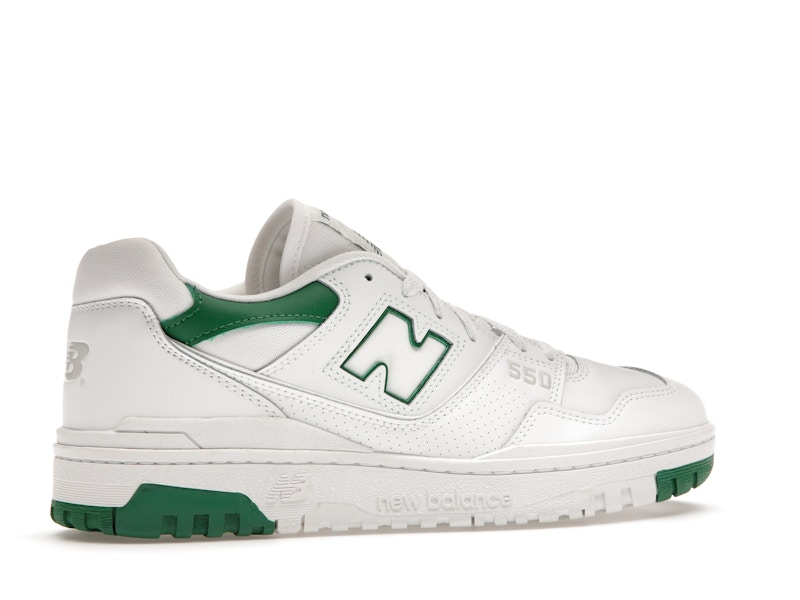 New Balance 550 White Classic Green