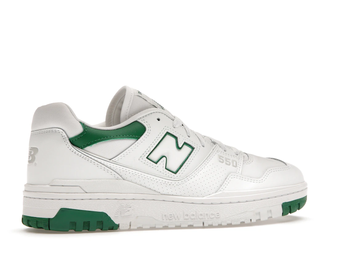 New Balance 550 White Classic Green