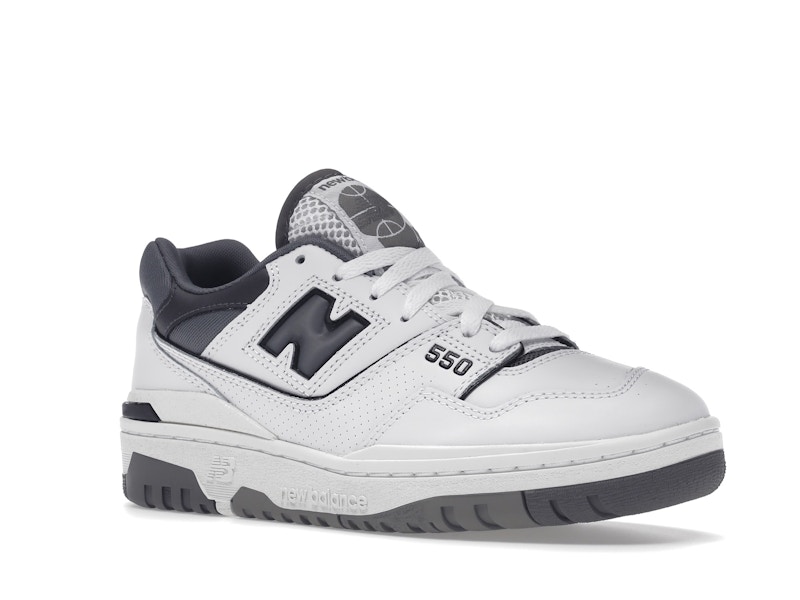 New Balance 550 White Grey Dark Grey
