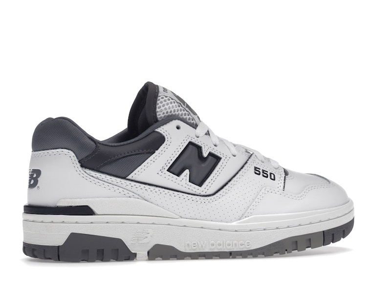 New Balance 550 White Grey Dark Grey