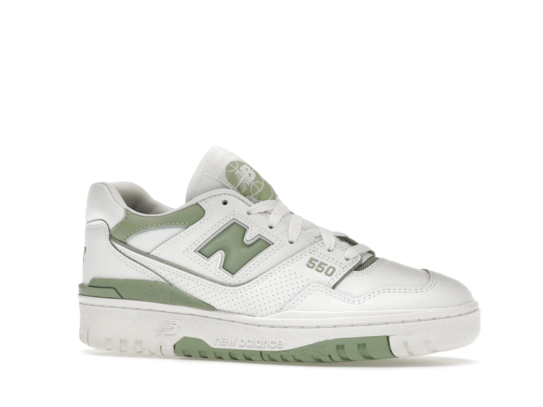 New Balance 550 White Mint Green