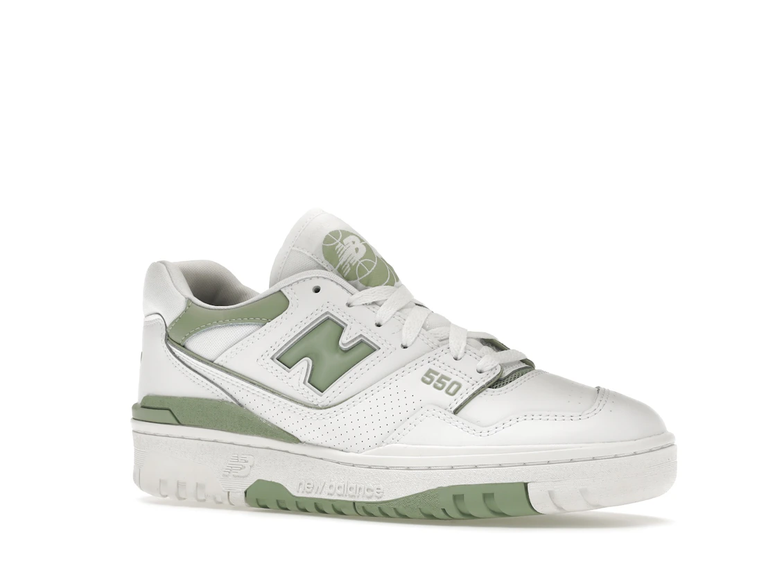 New Balance 550 White Mint Green