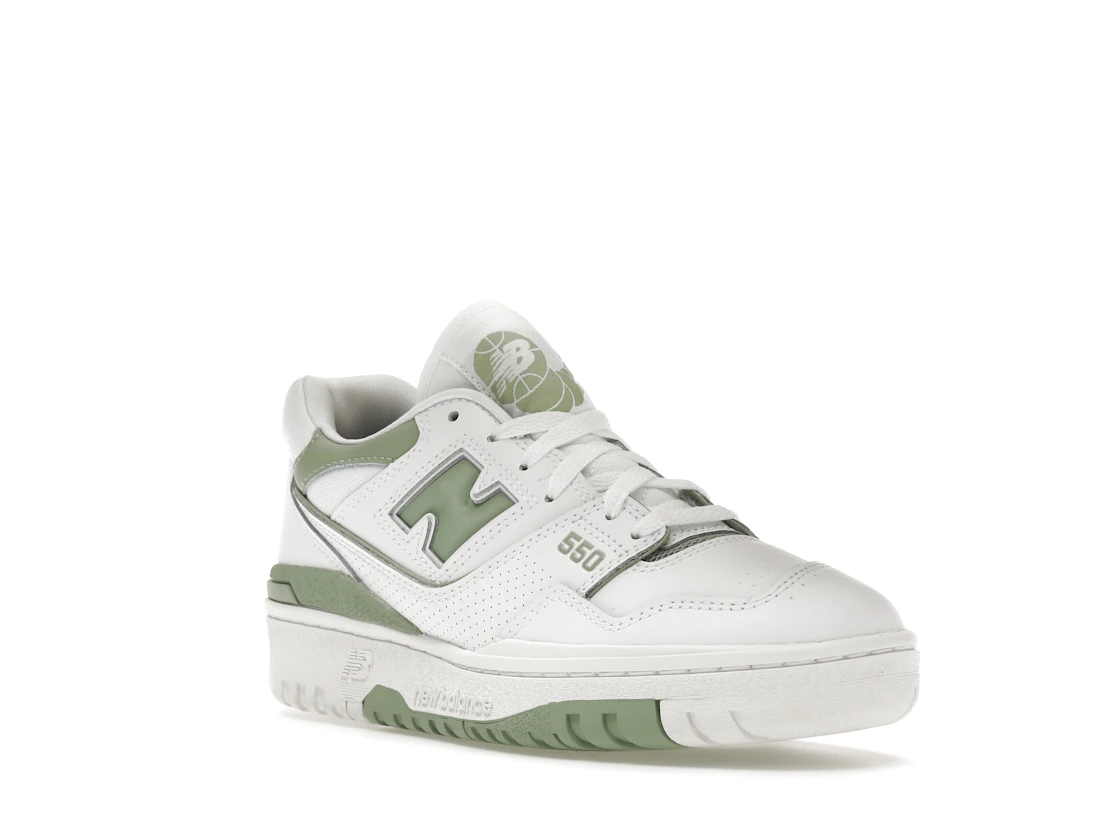 New Balance 550 White Mint Green