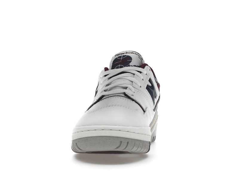 New Balance 550 White Navy NB Burgundy