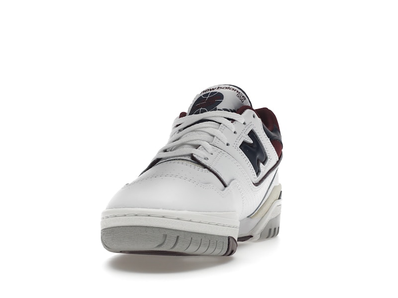 New Balance 550 White Navy NB Burgundy