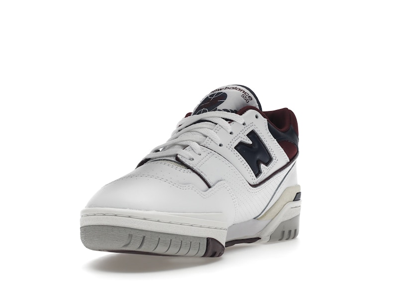 New Balance 550 White Navy NB Burgundy