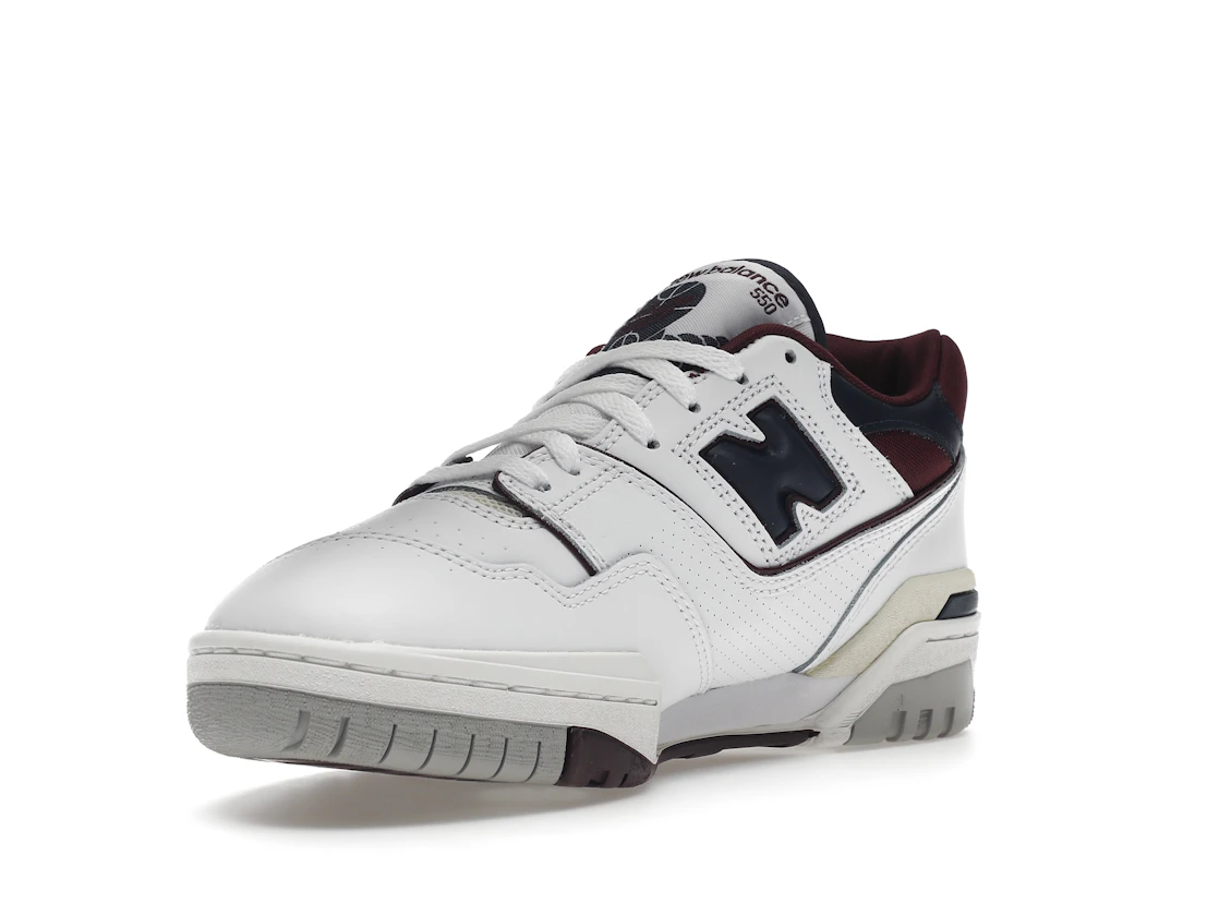 New Balance 550 White Navy NB Burgundy