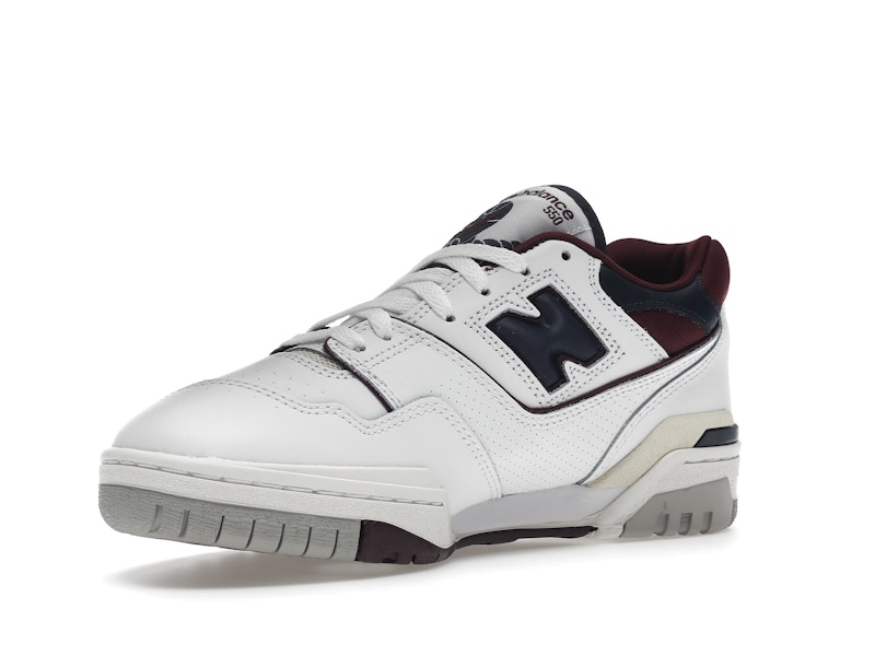 New Balance 550 White Navy NB Burgundy