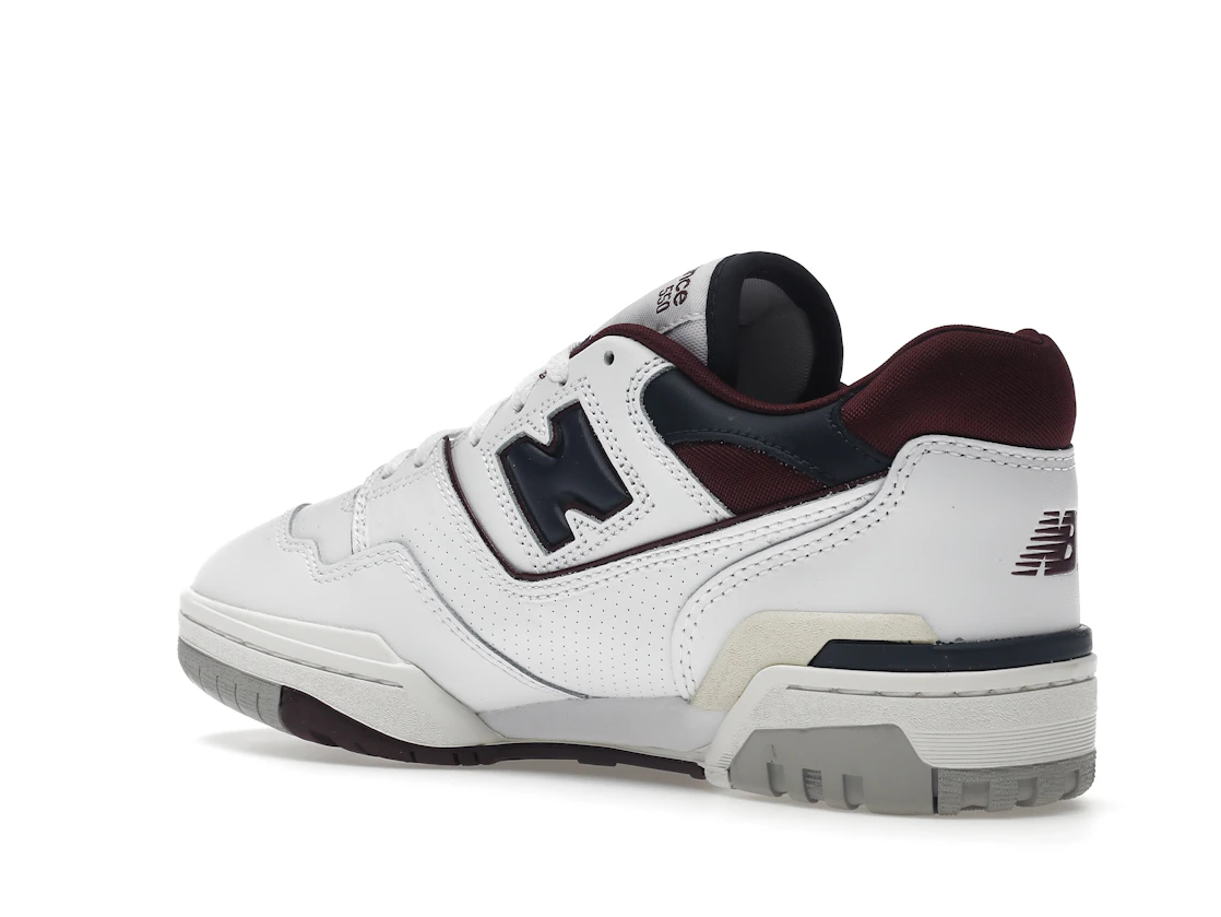 New Balance 550 White Navy NB Burgundy