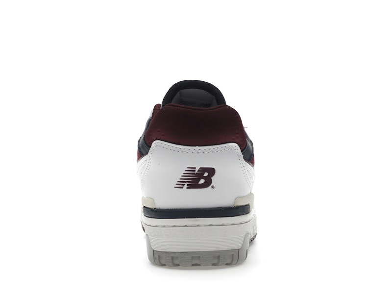 New Balance 550 White Navy NB Burgundy