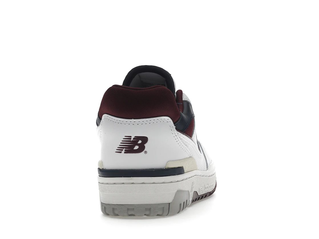 New Balance 550 White Navy NB Burgundy