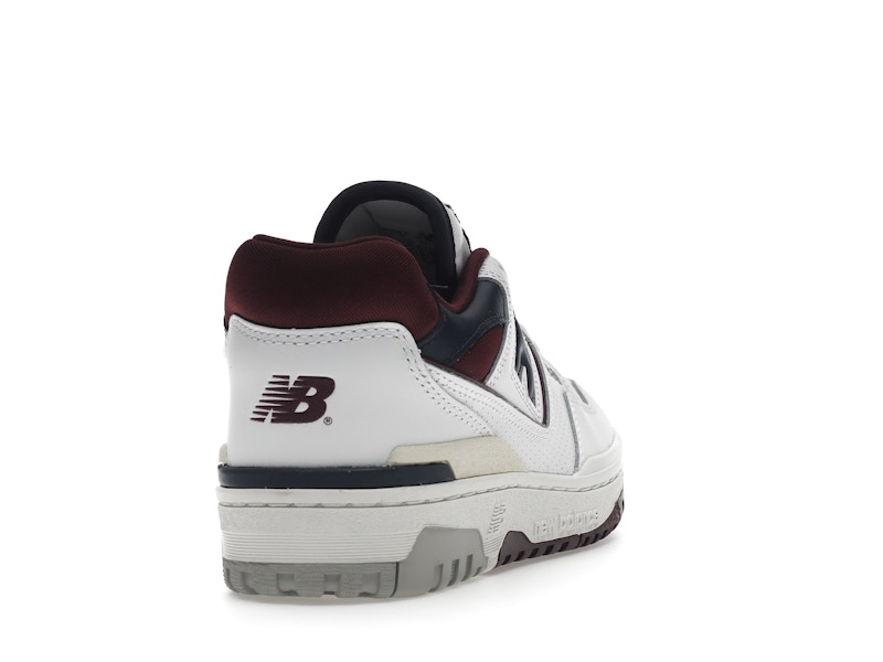 New Balance 550 White Navy NB Burgundy
