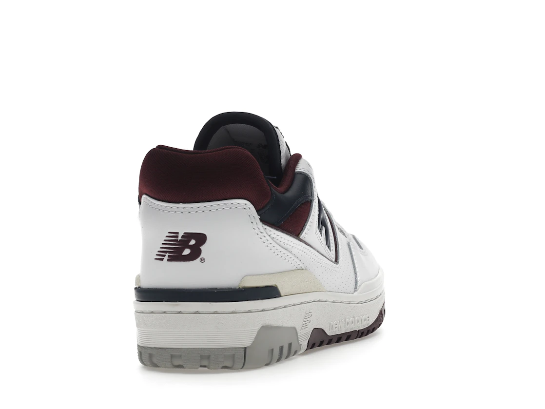 New Balance 550 White Navy NB Burgundy