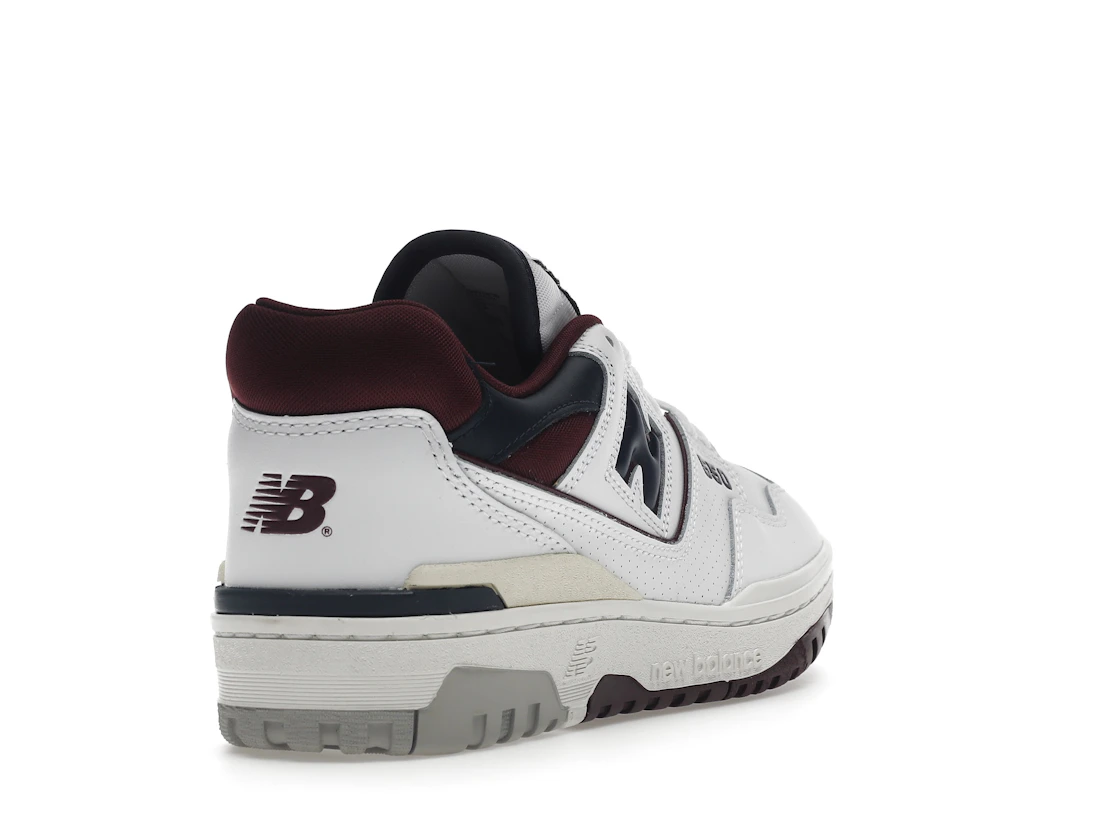 New Balance 550 White Navy NB Burgundy