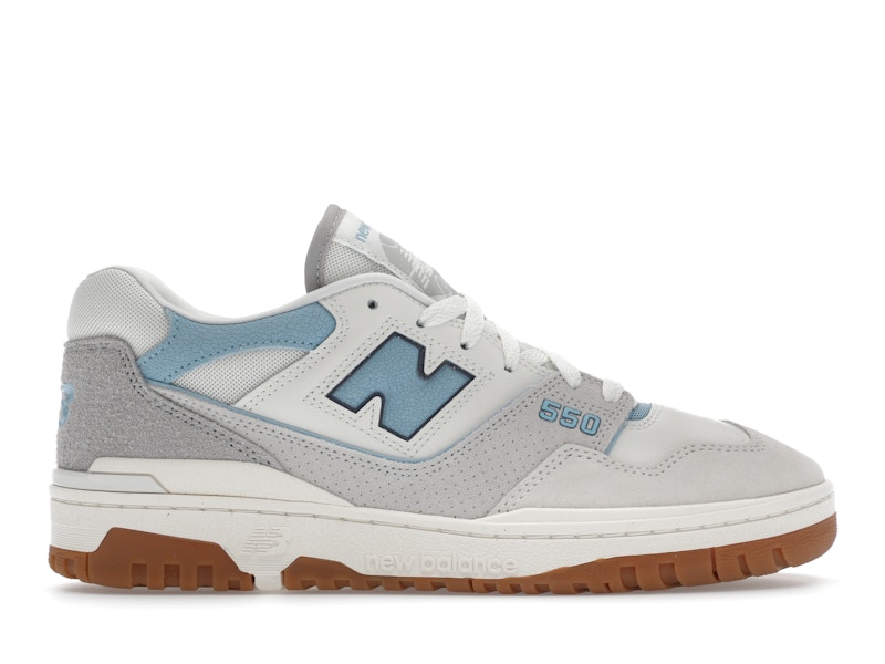 New Balance 550 White University Blue Grey Gum Men s BB550FCB US