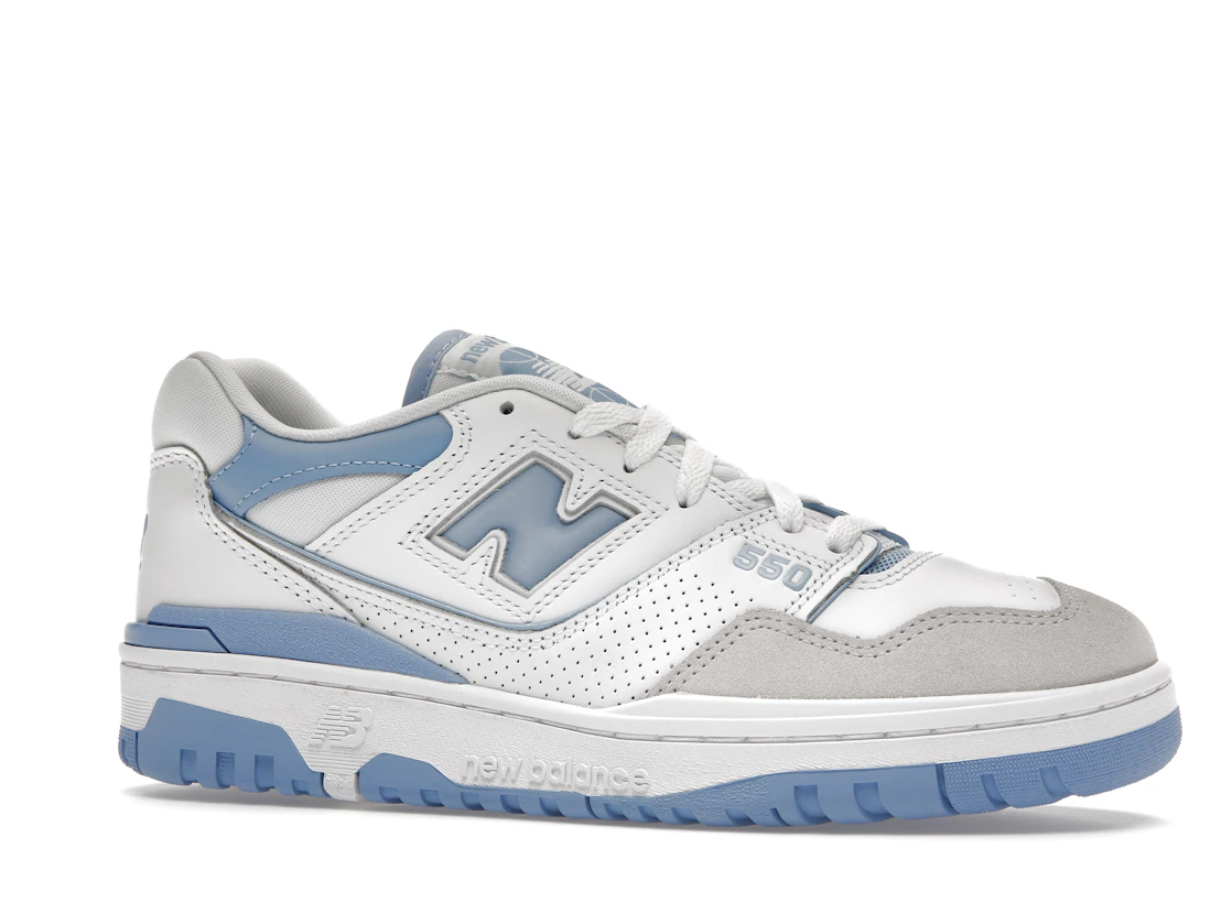 New Balance 550 White Blue Haze Rain Cloud