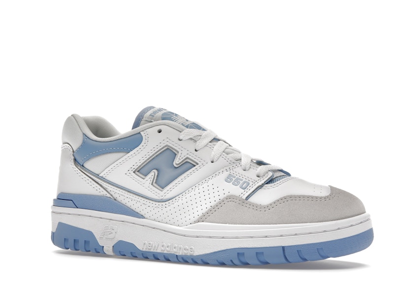 New Balance 550 White Blue Haze Rain Cloud