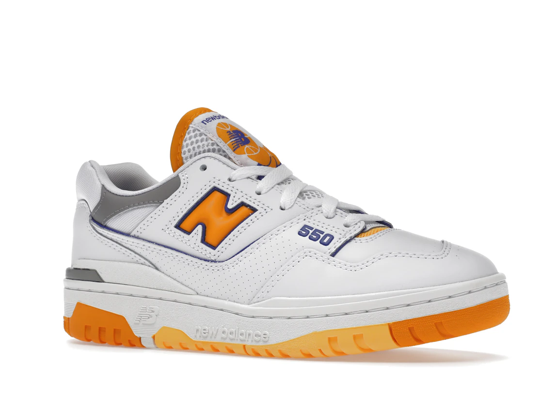 New Balance 550 White Vibrant Orange