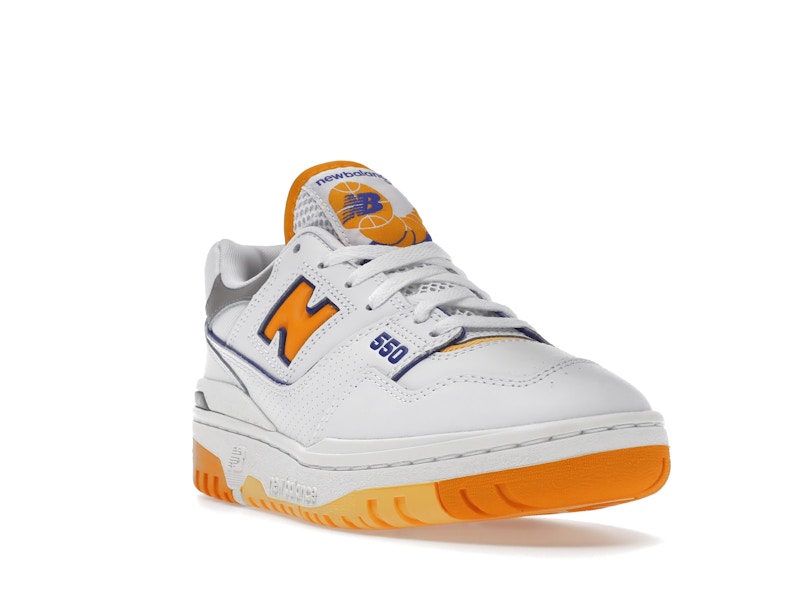 New Balance 550 White Vibrant Orange